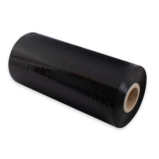 Siyah Kalın Streç Film 17cm 300Metre 23 Mikron