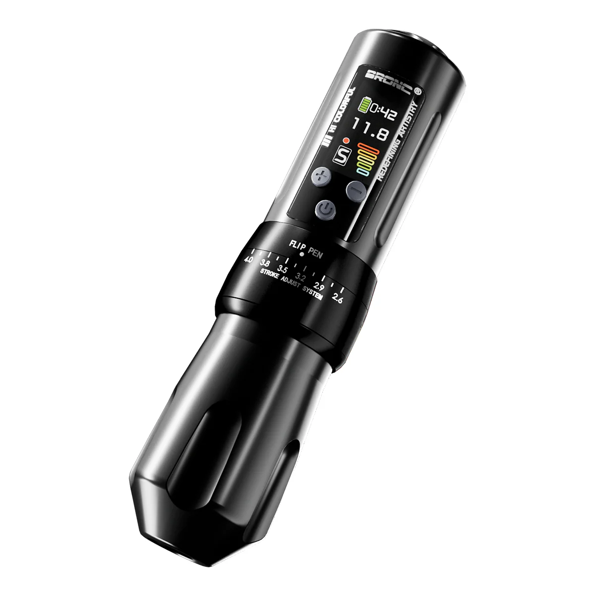 Bronc X2 Dövme Makinesi Stroke Ayarlı Kablosuz