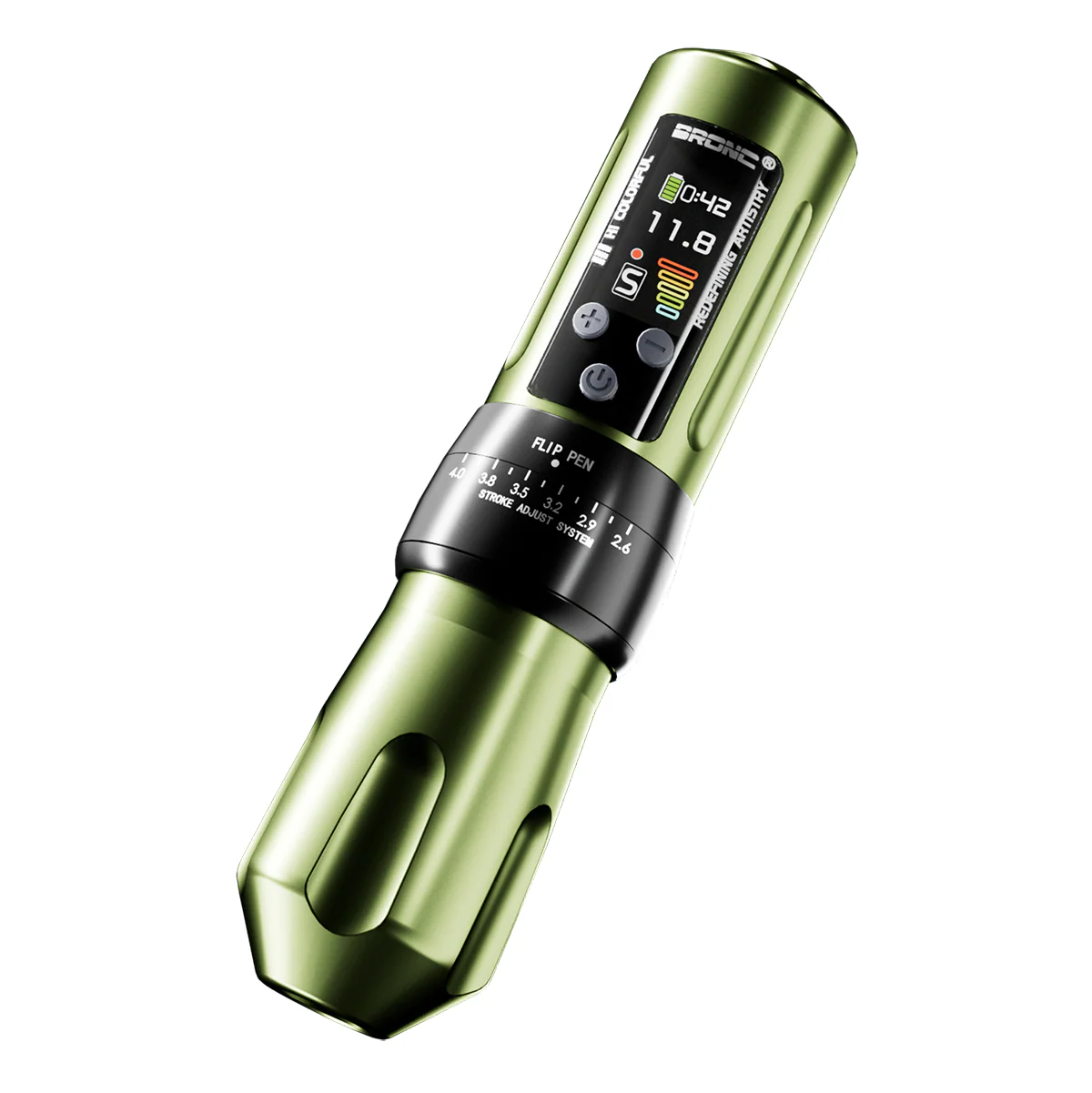 Bronc X2 Stroke Ayarlı Kablosuz Pen Dövme Makinesi